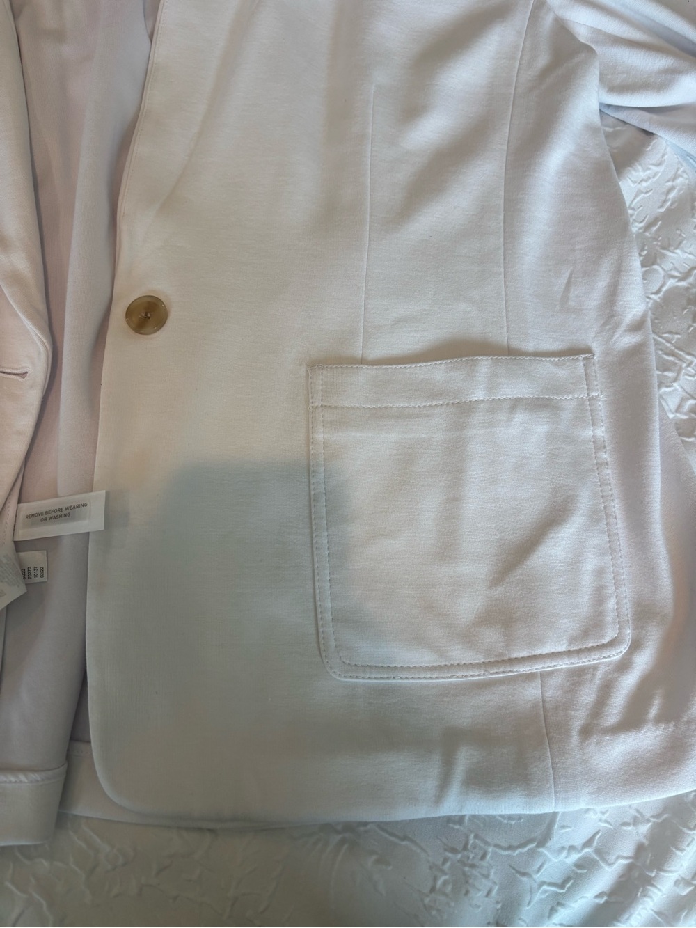 LOFT Women's White Blazer Jacket - Picture 7 of 15